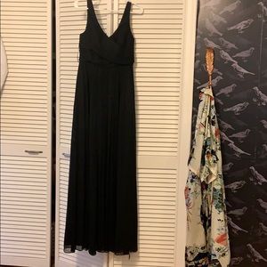 Black J. Crew full length dress